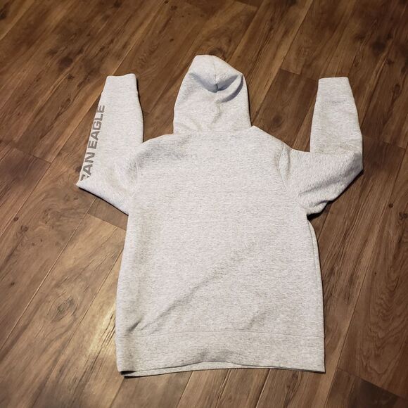 American Eagle 1977 Gray Men's Sweatshirt Hoodie Sz M - Picture 5 of 6